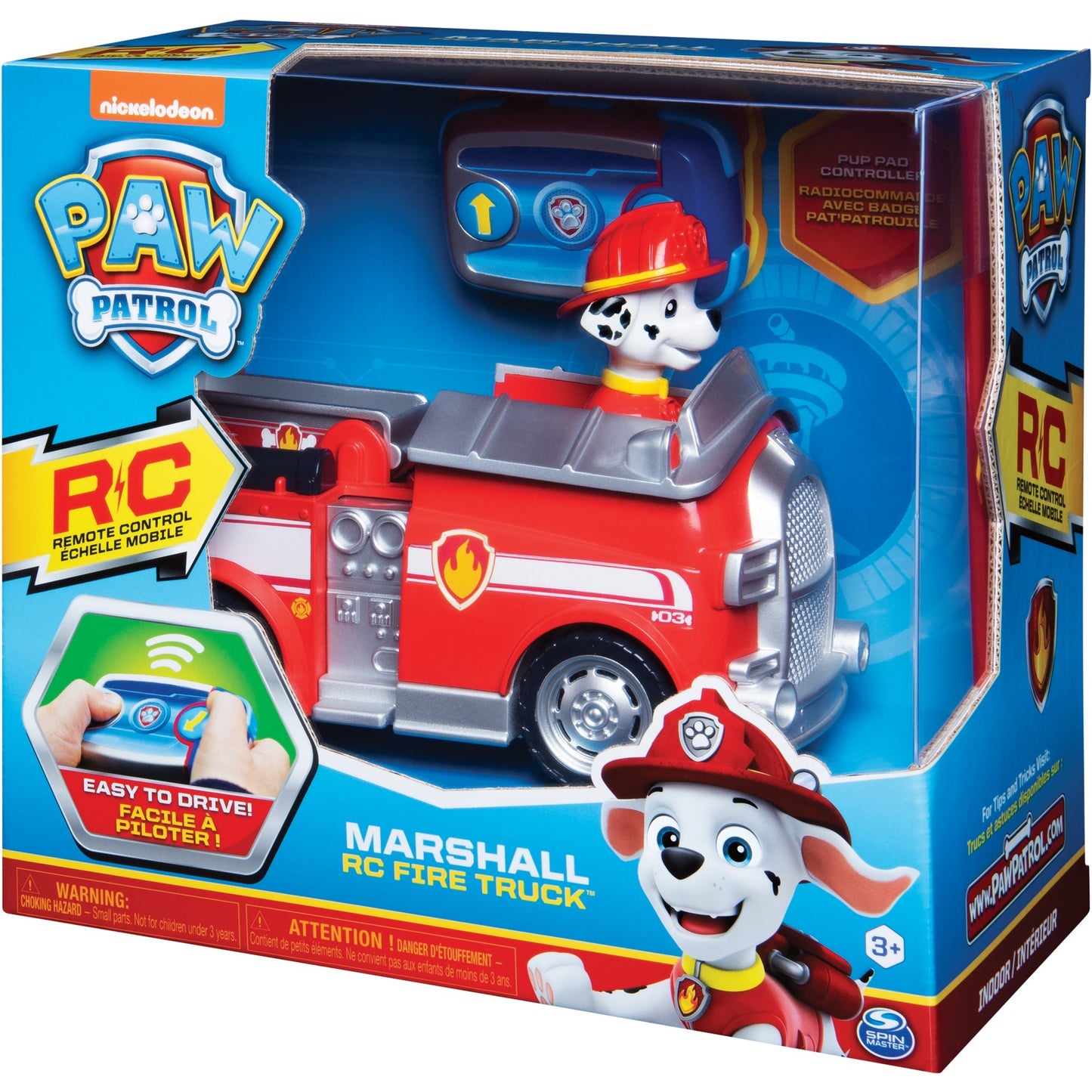 Spinmaster Paw Patrol Marshall RC Fire Truck (rot/silber)