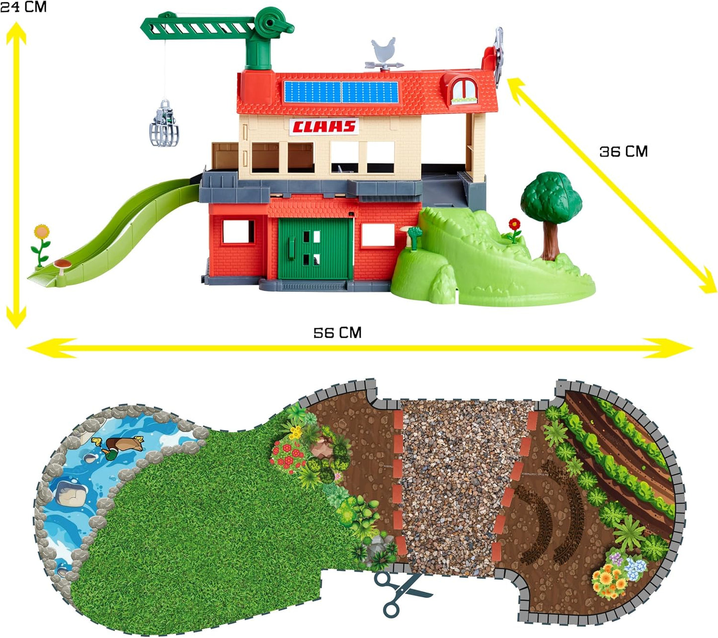 CLAAS Farm-Spielset, Spielgebäude
