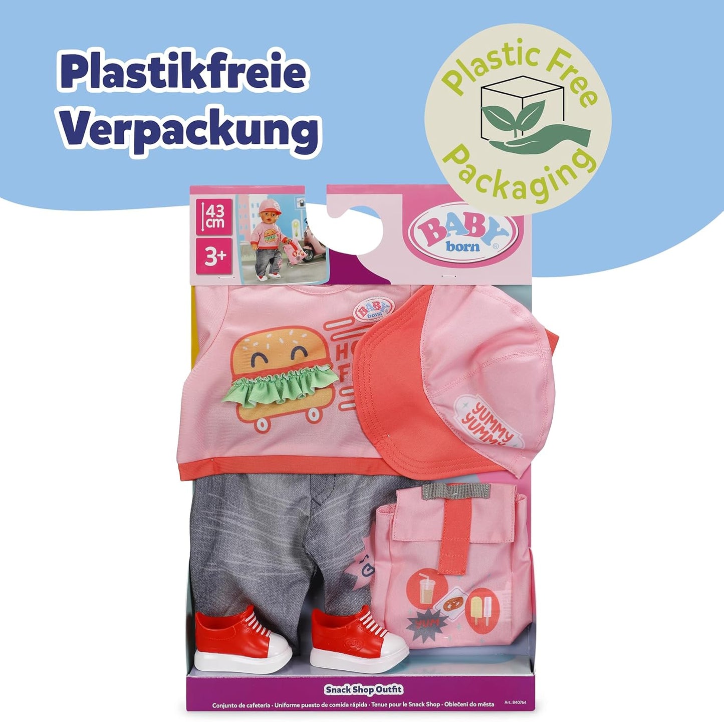 BABY born Snack Shop Outfit 43cm, Puppenzubehör