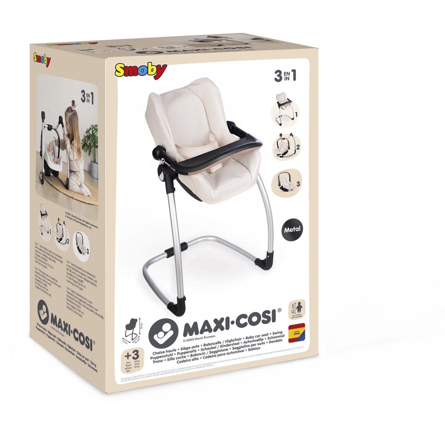Maxi-Cosi Puppenhochstuhl 3-in-1, Puppenzubehör