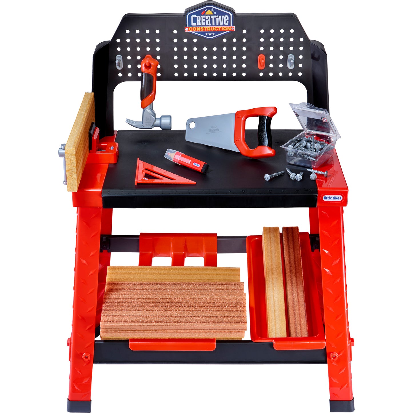 Little Tikes Creative Construction - Werkbank, Kinderwerkzeug