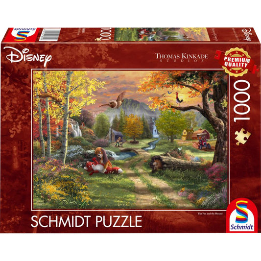 Thomas Kinkade Studios: Disney -  The Fox and the Hound, Puzzle