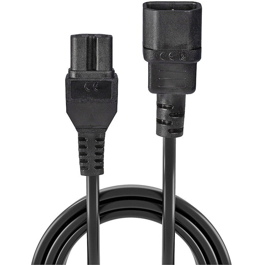 C14 an C15 'Hot Condition' Netzkabel, Stromversorgung