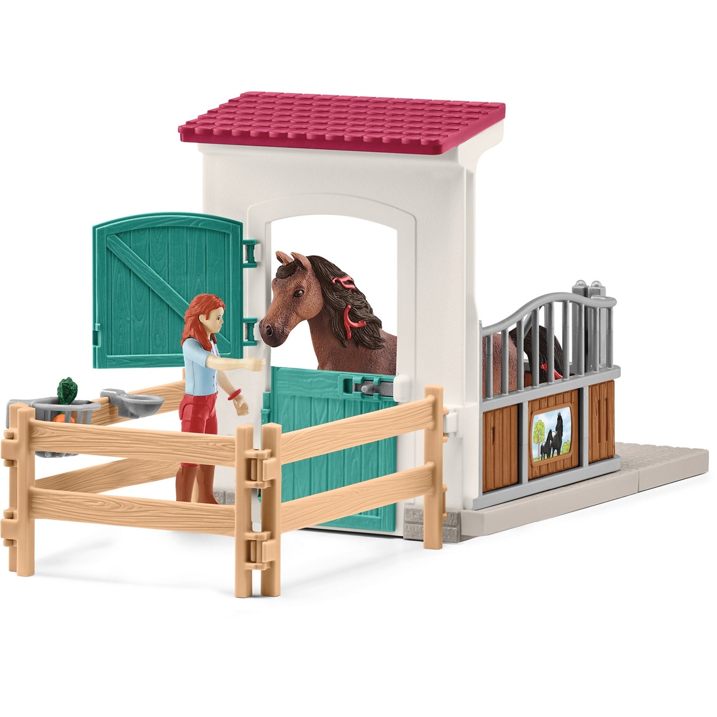 Schleich Horse Club Pferdebox mit Hannah & Cayenne