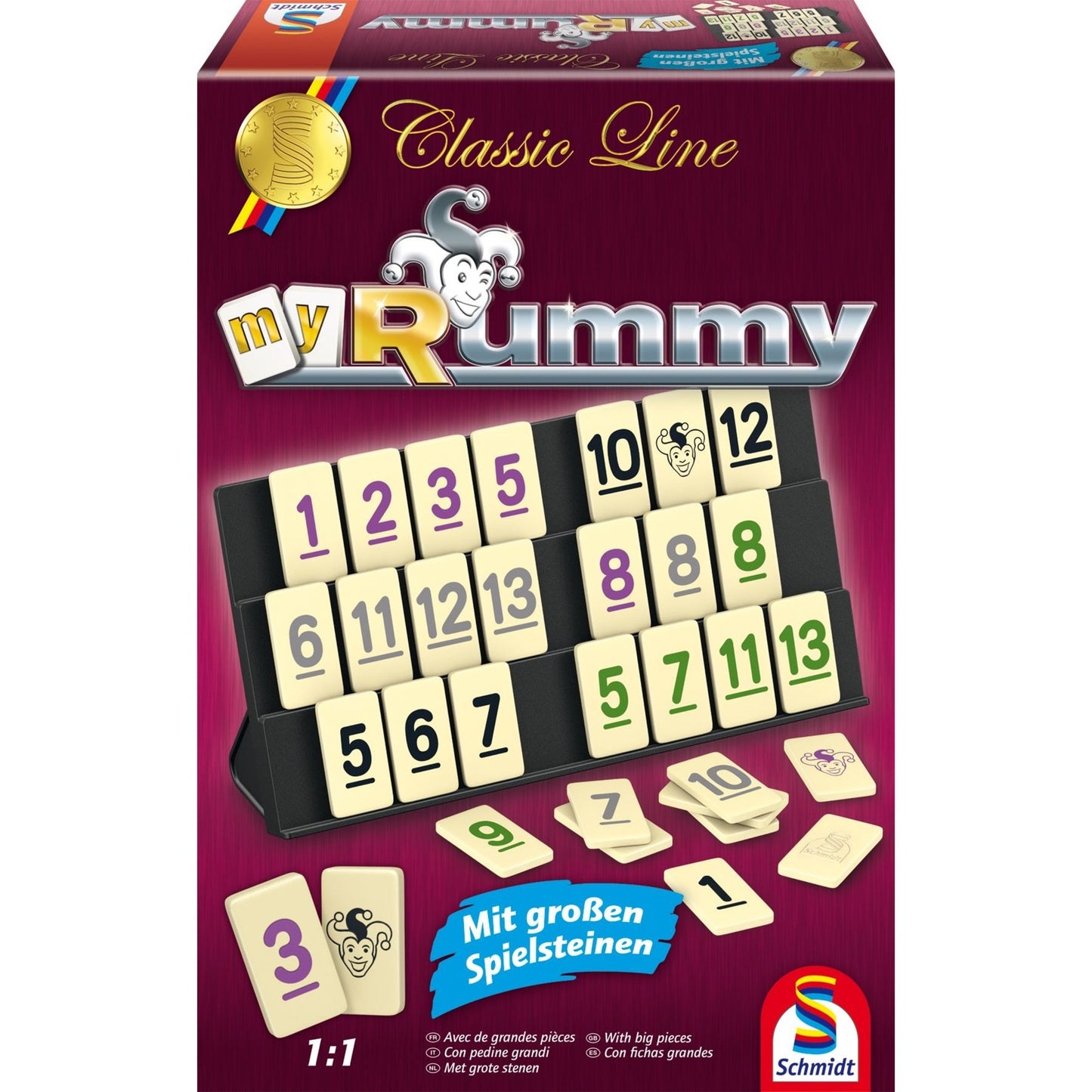 Schmidt Spiele Classic Line: MyRummy, Brettspiel