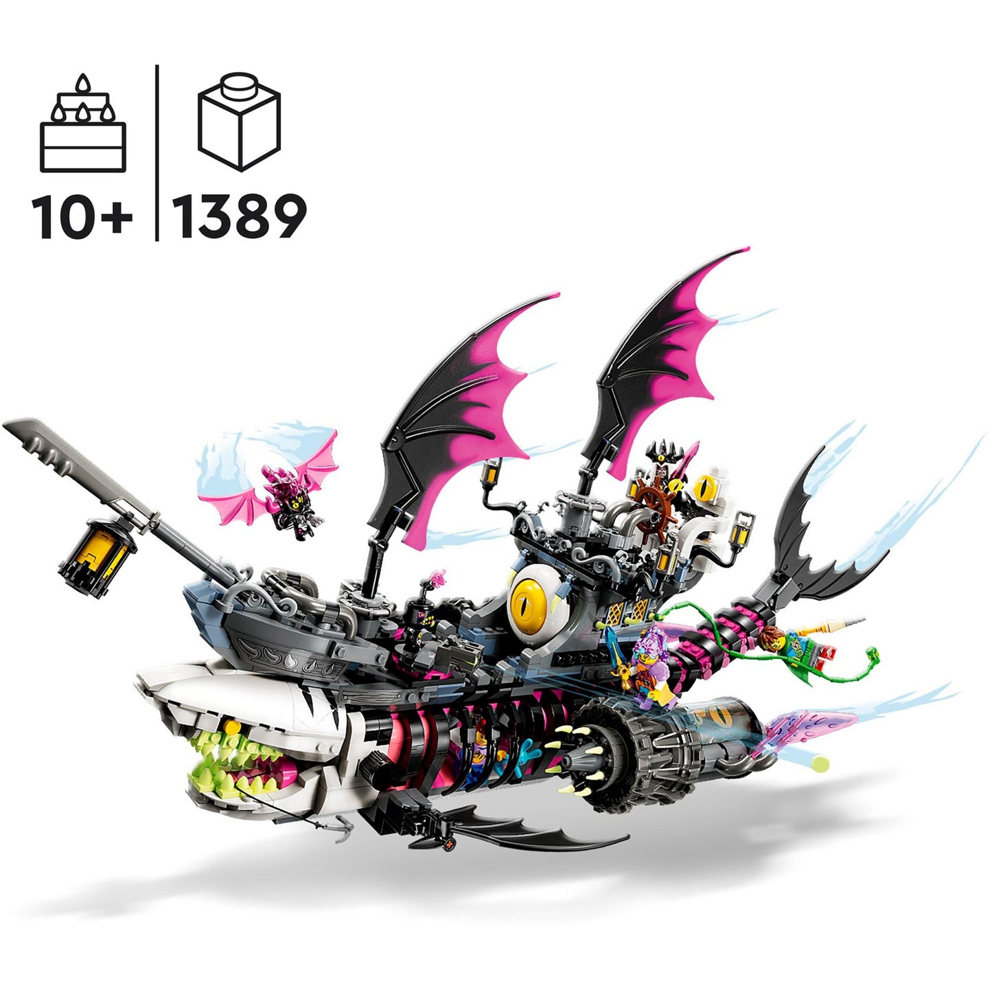 LEGO 71469 DREAMZzz Albtraum-Haischiff, Konstruktionsspielzeug