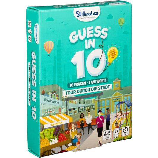 Spin Master Guess in 10 - Ratespiel "Tour durch die Stadt" - Mit 10 Fragen zur Antwort (deutsche Ausgabe), Quizspiel