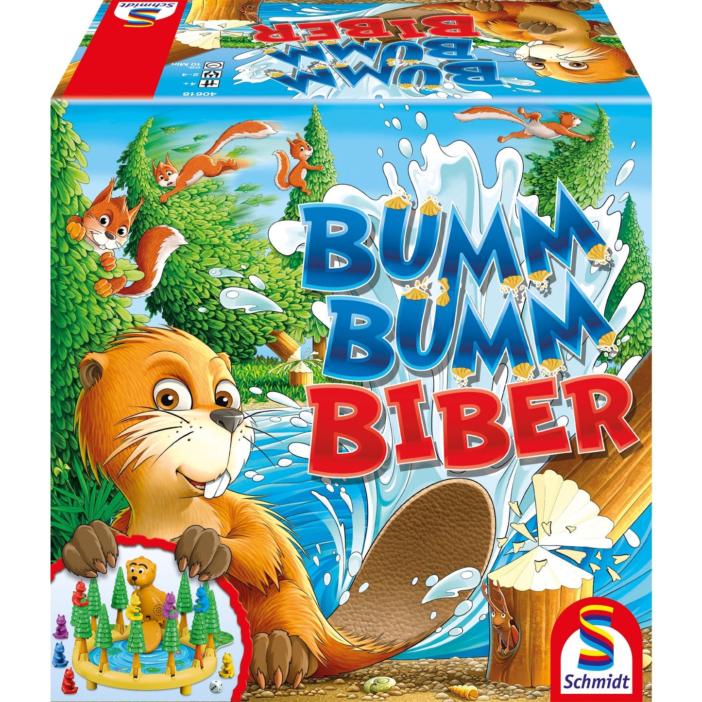 Schmidt Spiele Bumm Bumm Biber, Brettspiel