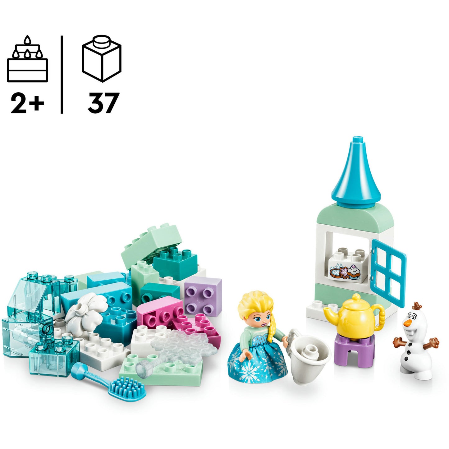 10462 DUPLO Disney Frozen Kreativbox mit Elsa und Olaf, Konstruktionsspielzeug