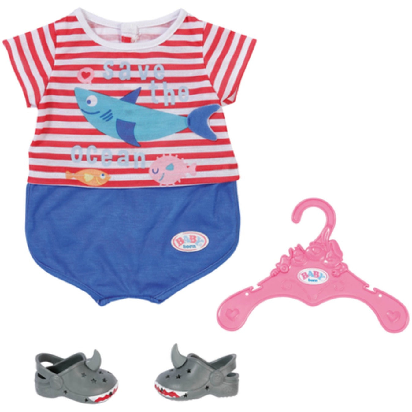 ZAPF Creation BABY born® Pyjamas & Clogs blau (43 cm)