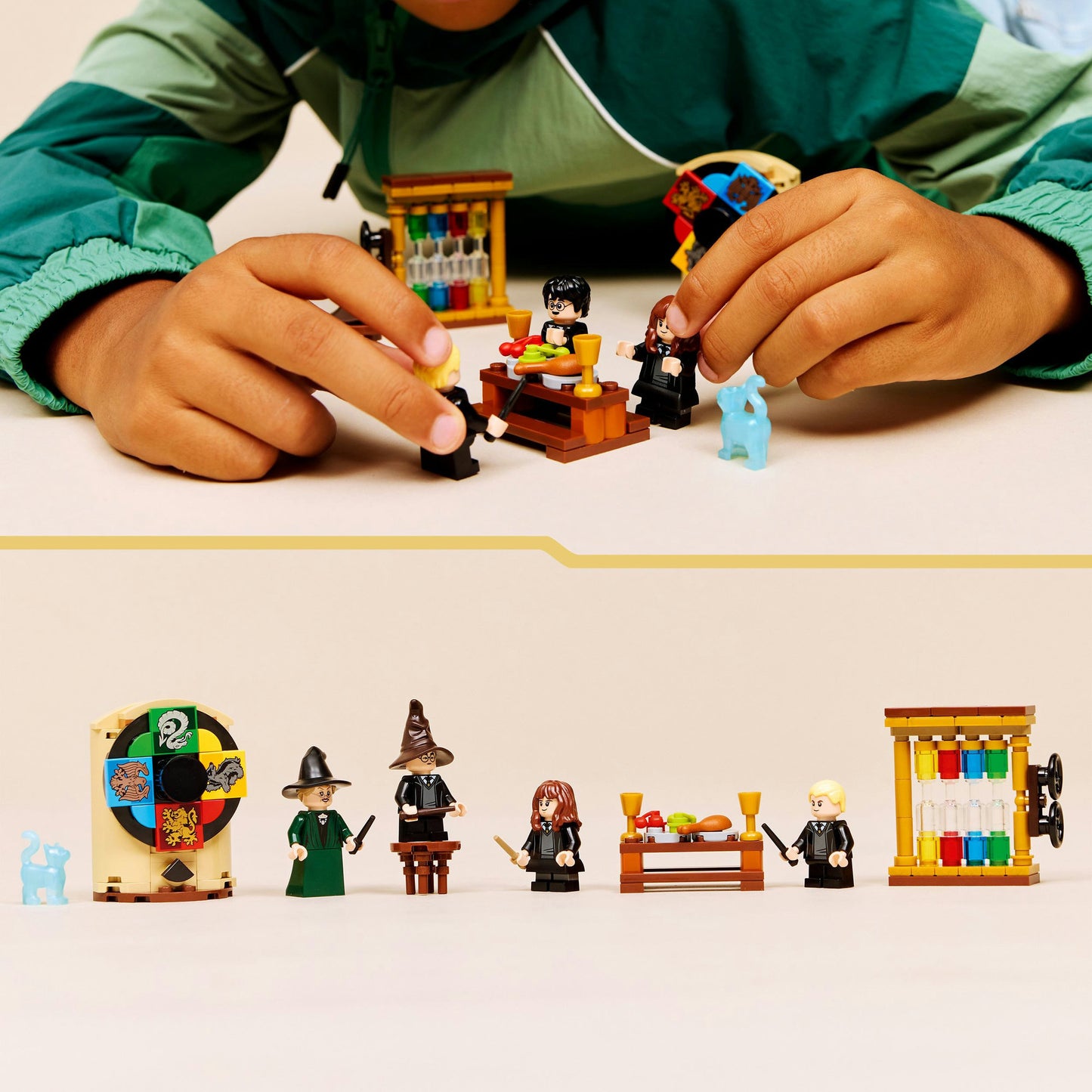 76460 Harry Potter Auswahlzeremonie mit dem Sprechenden Hut, Konstruktionsspielzeug