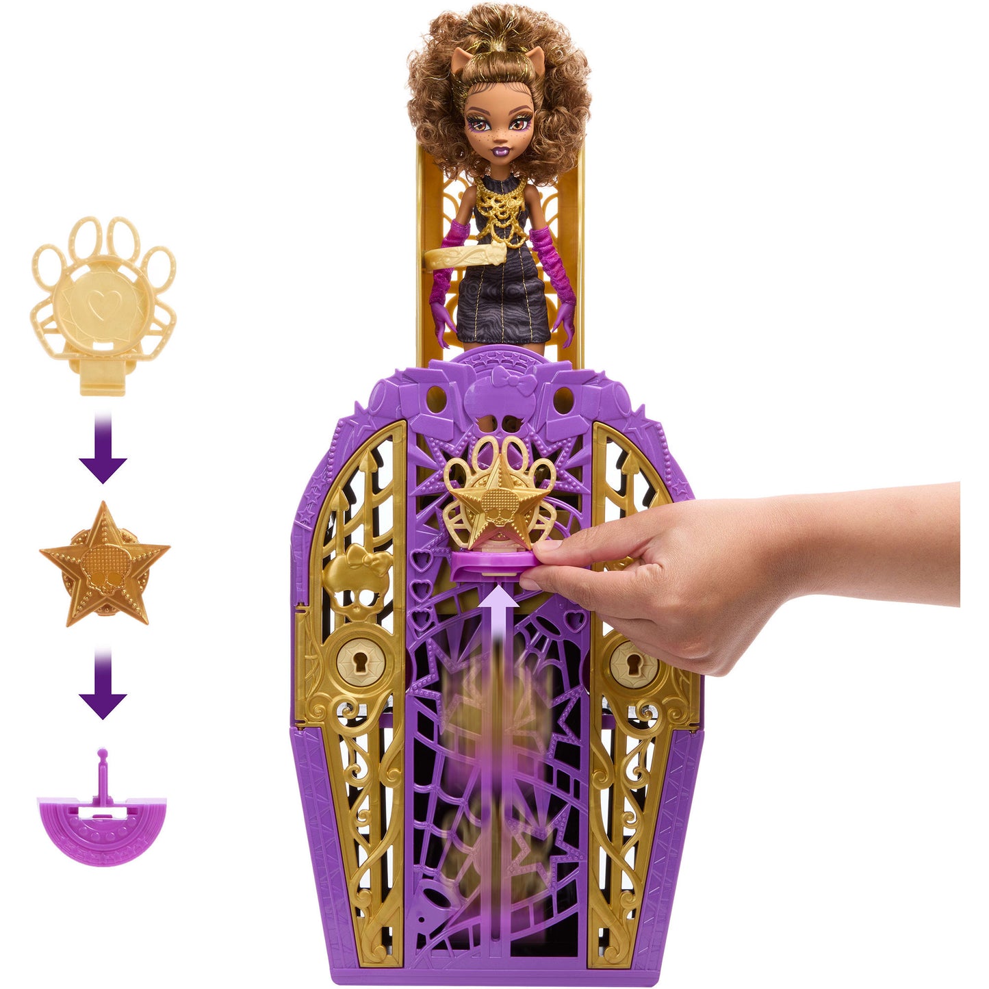 Monster High Verborgene Schätze Clawdeen, Puppe