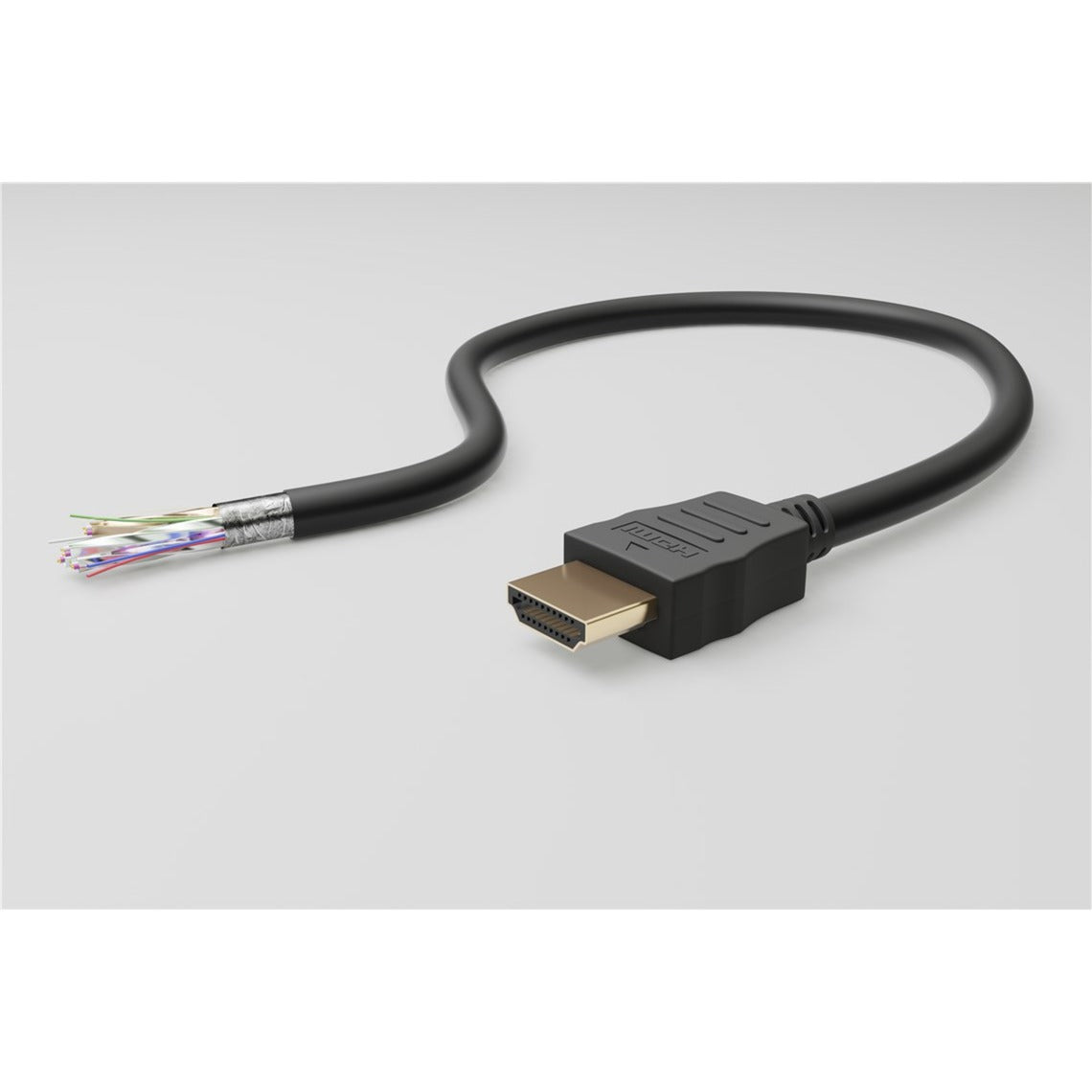 Goobay High-Speed-HDMI 90°-Kabel mit Ethernet (schwarz, 5 Meter)