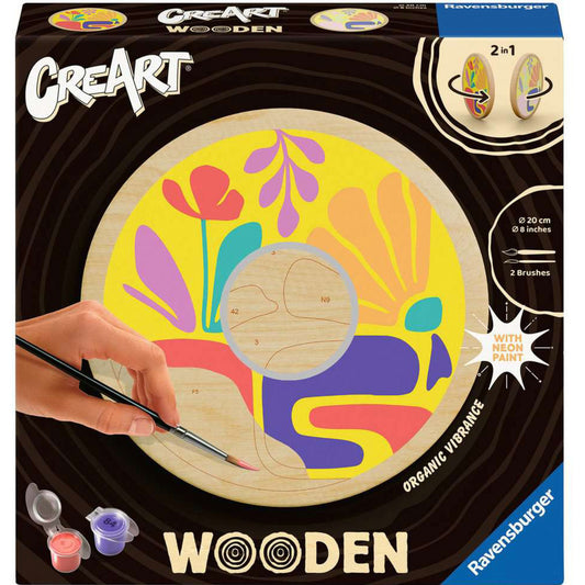 CreArt Wooden - Organische Schwingungen, Malen