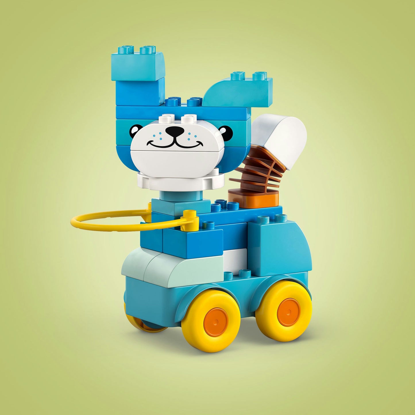 10448 DUPLO Town Tiere auf Rädern 3-in-1-Set, Konstruktionsspielzeug