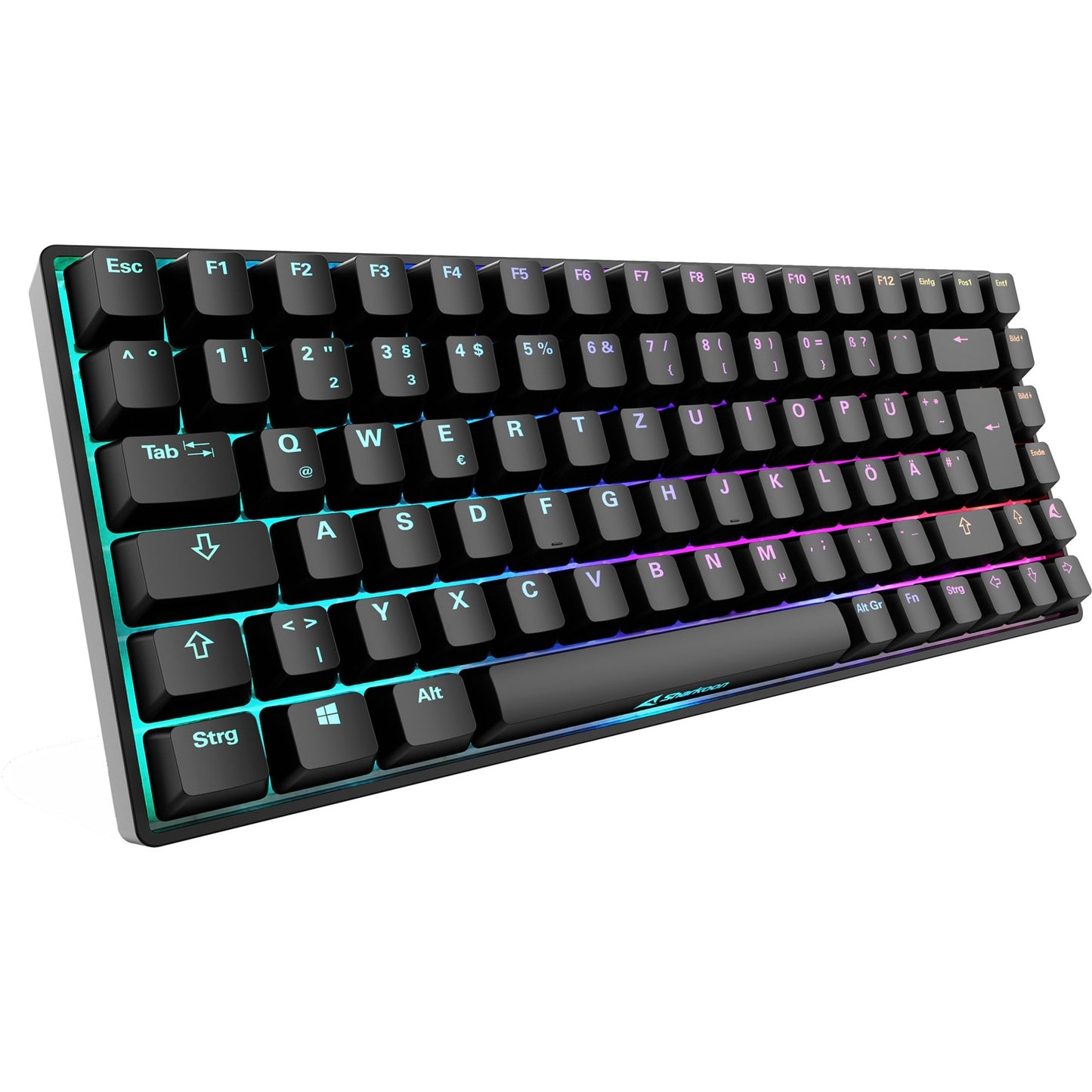 Sharkoon SKILLER SGK50 S3 (schwarz, DE-Layout, Gateron Yellow)