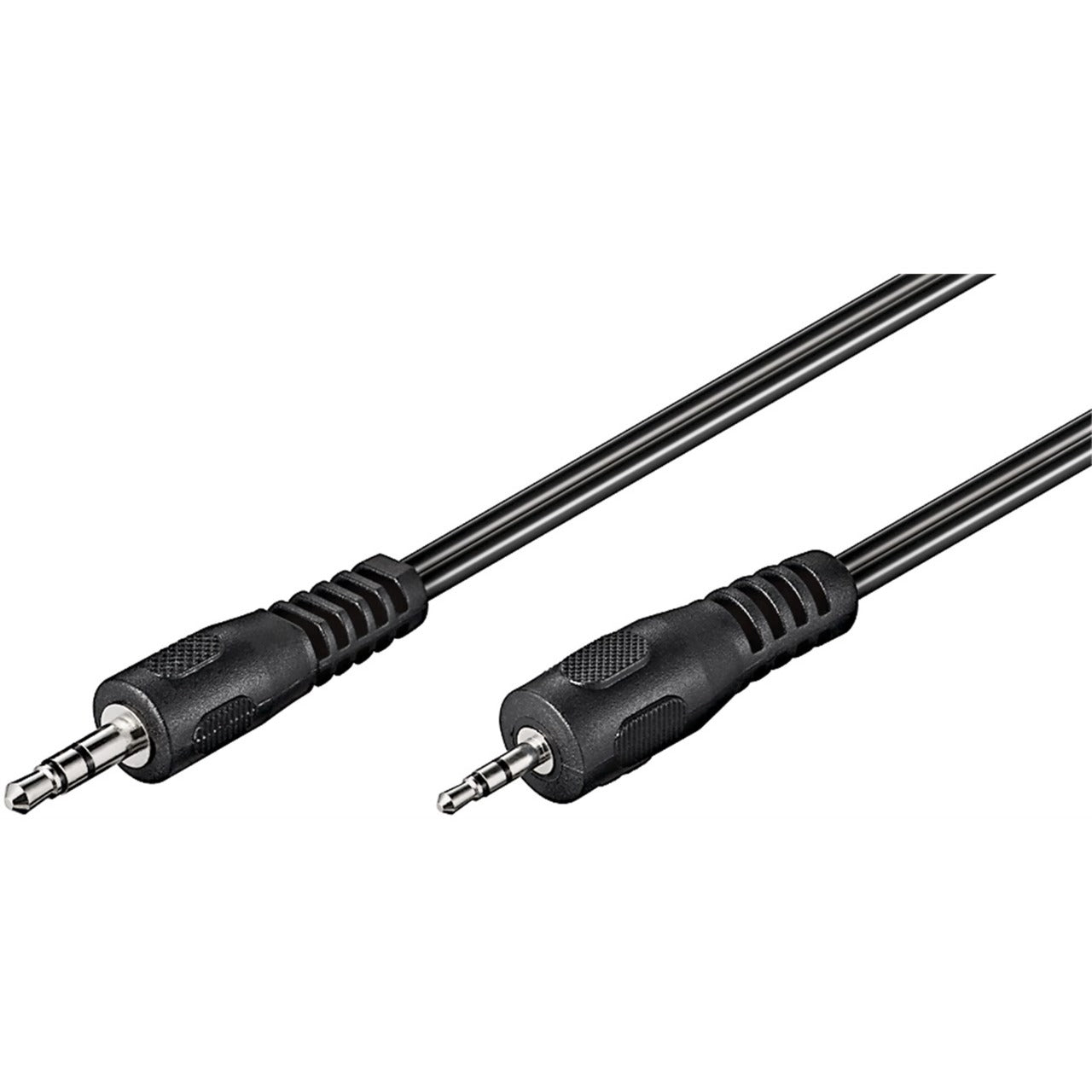 Goobay Audiokabel 3,5mm > 2,5mm (schwarz, 2 Meter)