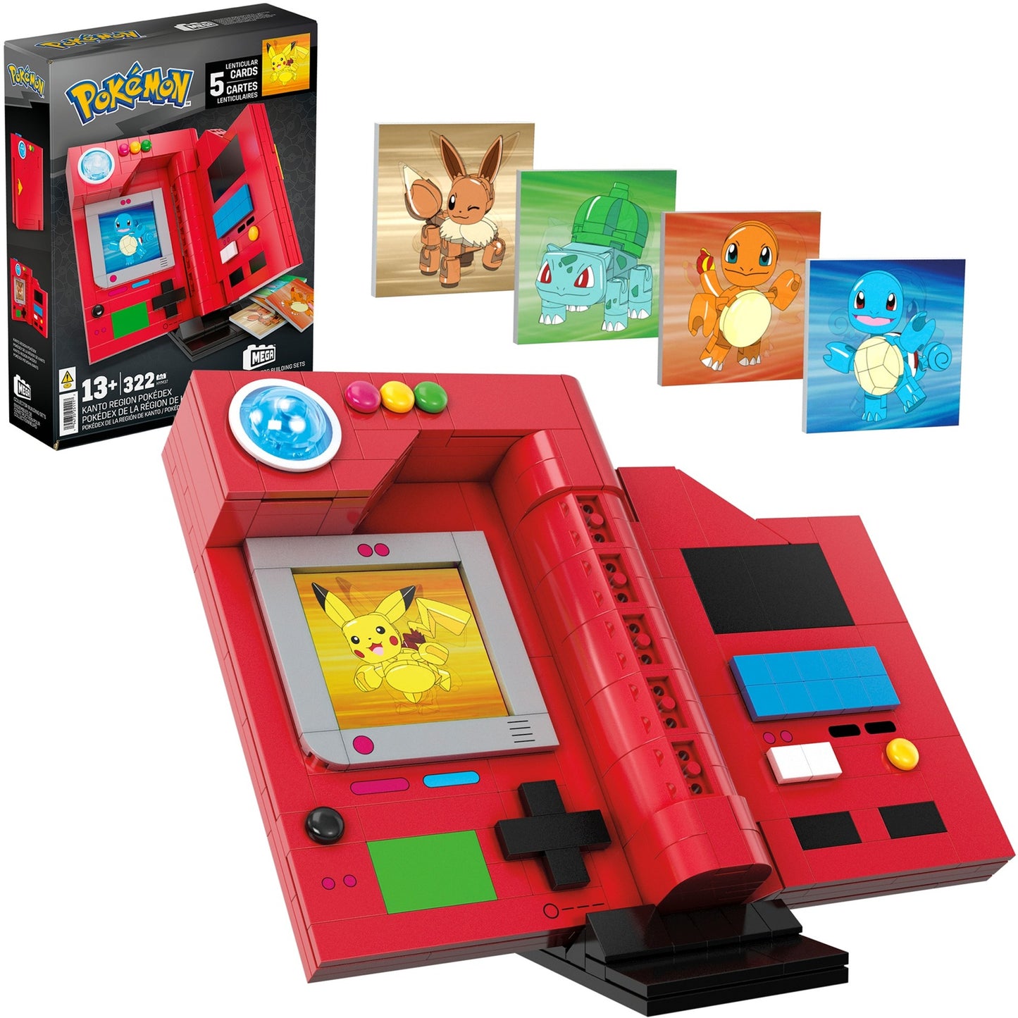 Mattel MEGA Pokémon Kanto-Region Pokédex, Konstruktionsspielzeug