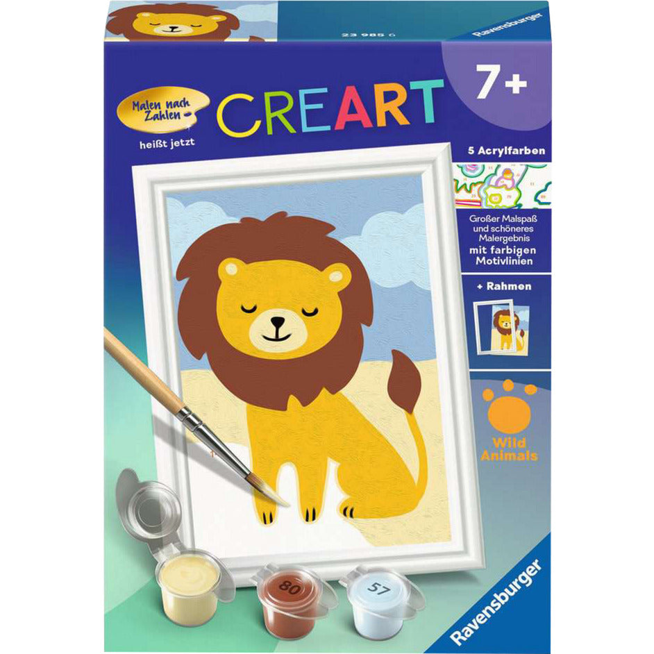 CreArt - Kleiner Löwe, Malen