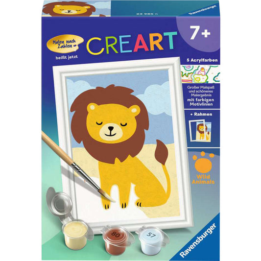 CreArt - Kleiner Löwe, Malen