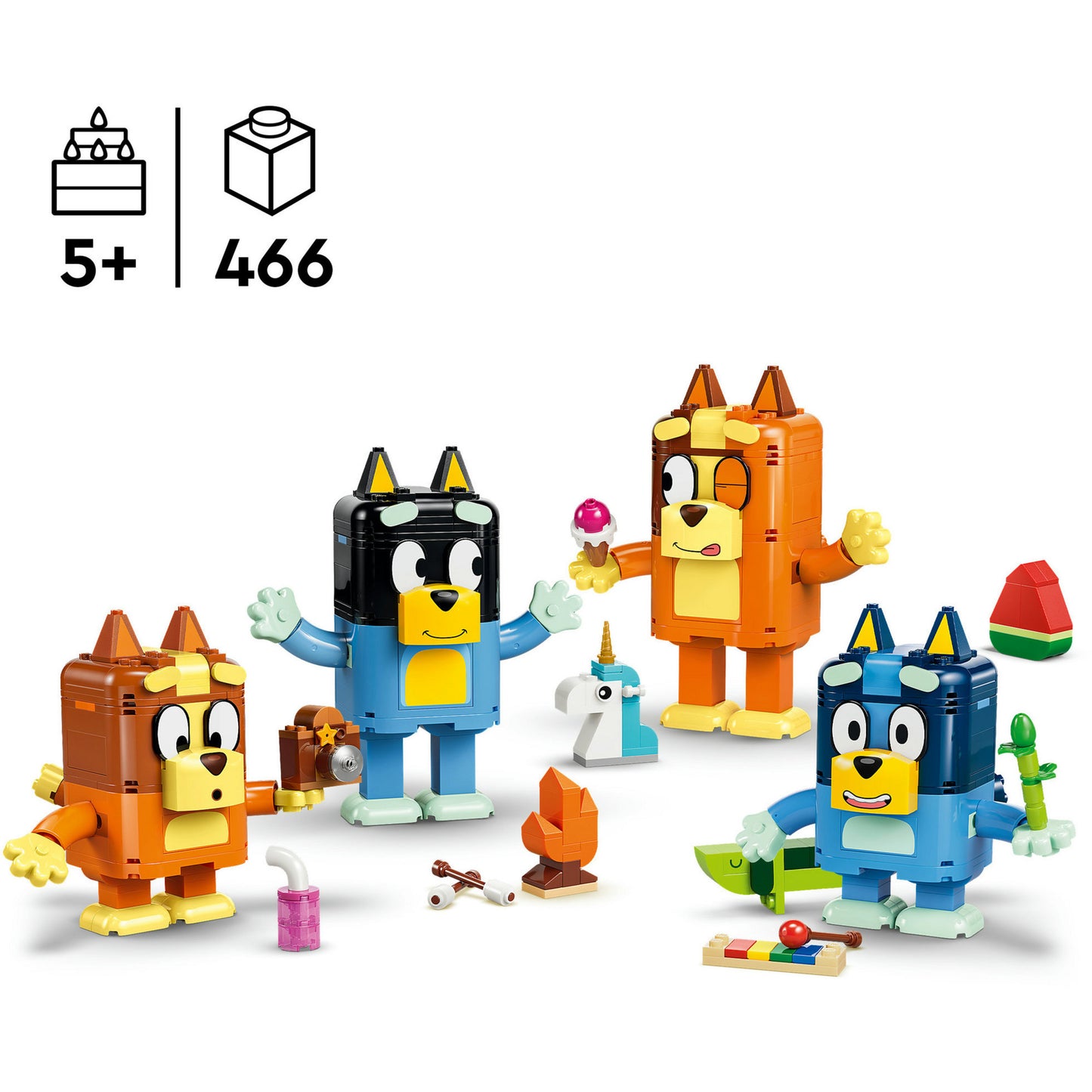 11217 Bluey Blueys Familie aus LEGO Steinen, Konstruktionsspielzeug