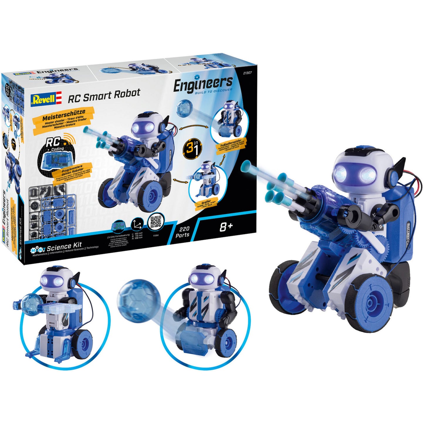 RC Smart Robot 3-in-1