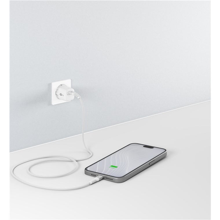 Supersoftes USB 2.0 Textilkabel, USB-C Stecker > USB-C Stecker