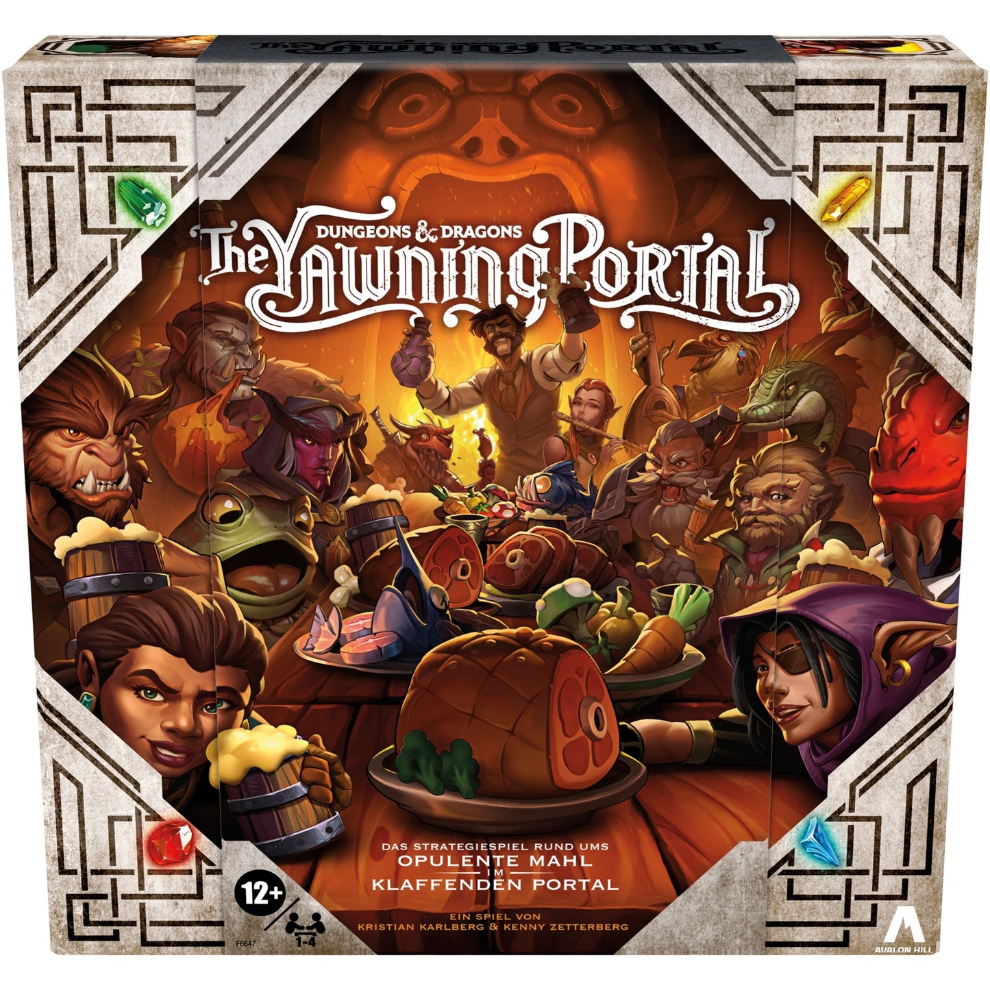 Hasbro Avalon Hill Dungeons & Dragons - The Yawning Portal (deutsche Ausgabe), Brettspiel