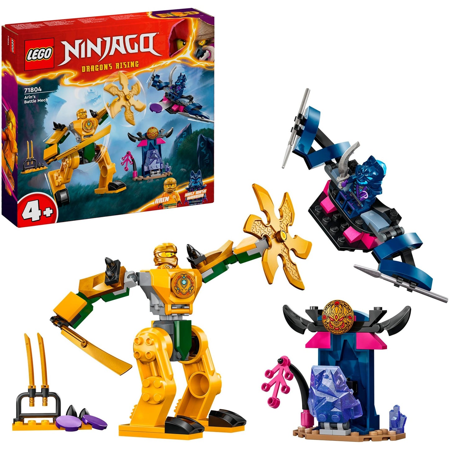 LEGO 71804 Ninjago Arins Battle Mech, Konstruktionsspielzeug
