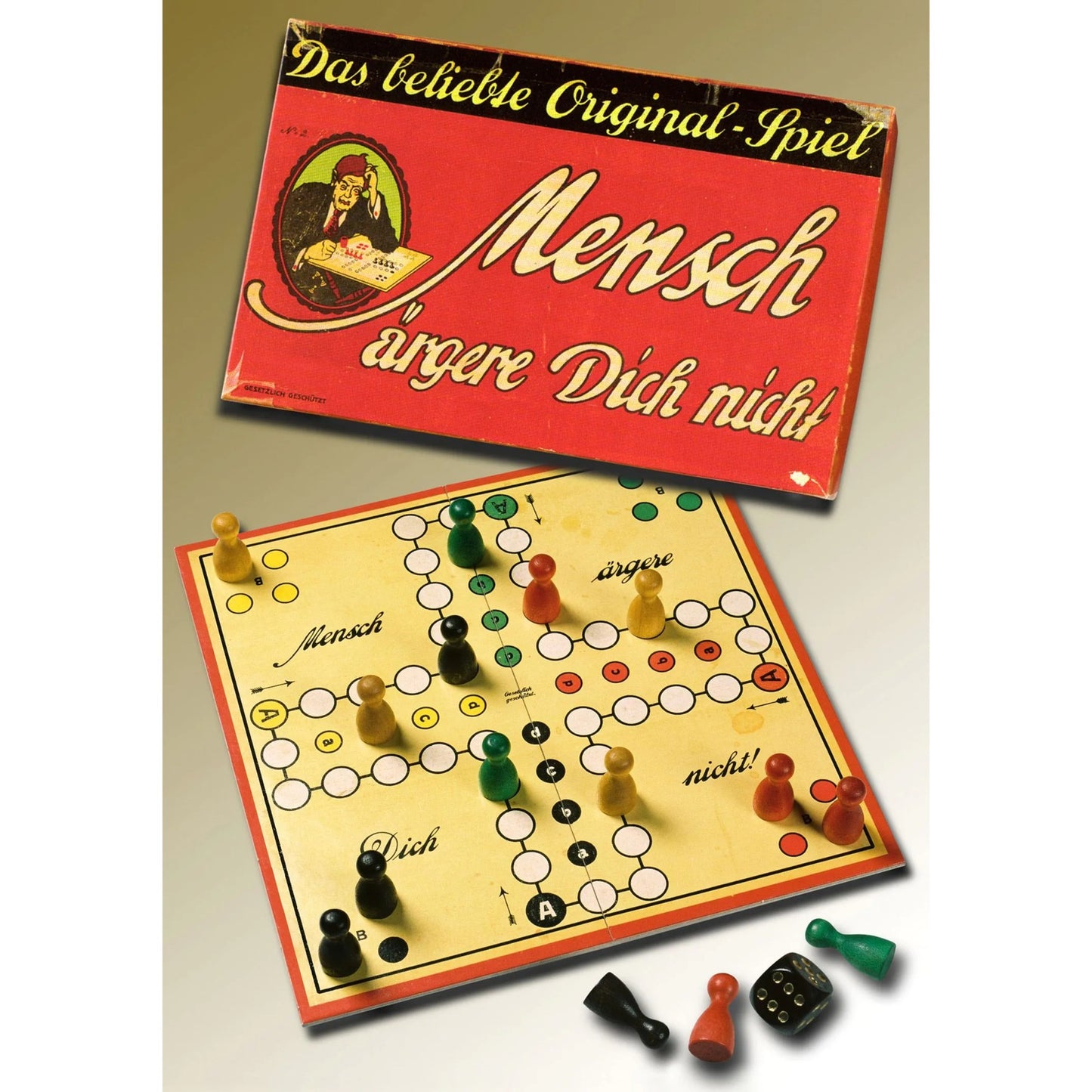 Schmidt Spiele Mensch ärgere Dich nicht - Original-Remake, Brettspiel