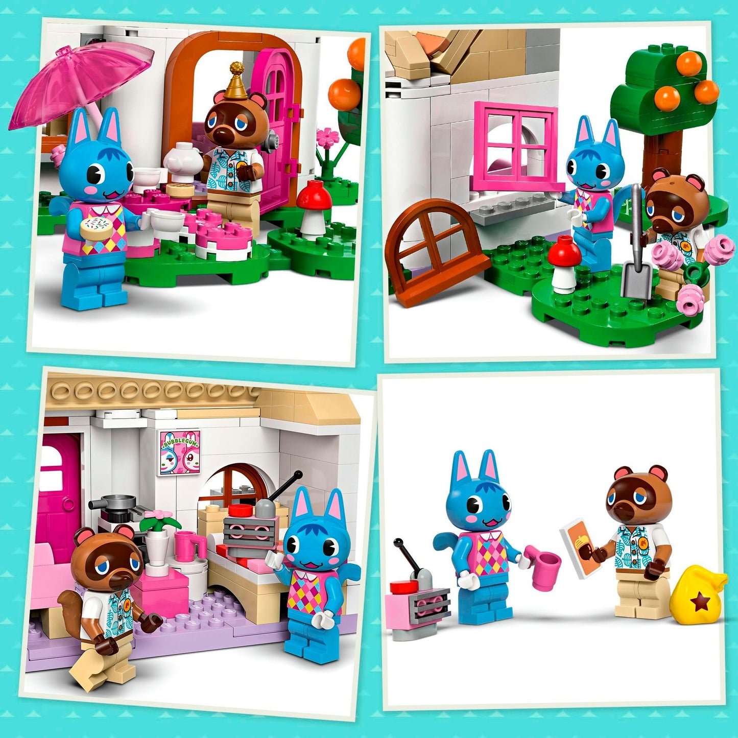 LEGO 77050 Animal Crossing Nooks Laden & Sophies Haus, Konstruktionsspielzeug