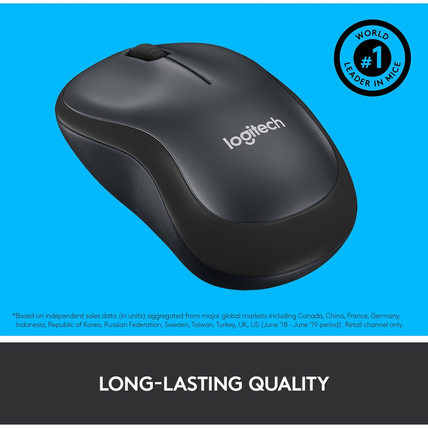 Logitech M220 Silent (grau)