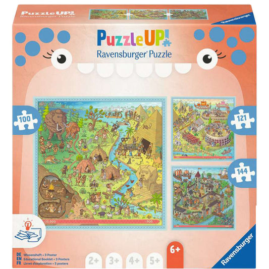 Puzzle UP! Geschichte - Steinzeit, Altes Rom, Mittelalter