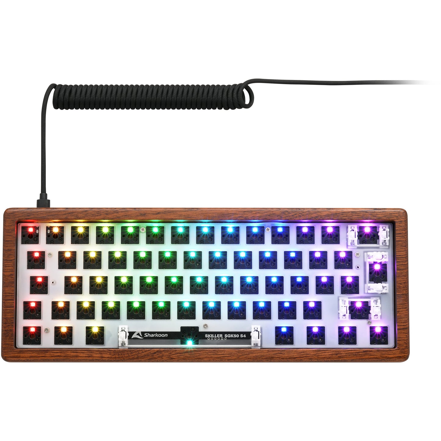 SKILLER SGK50 S4 Gen2 Wood Barebone, Gaming-Tastatur