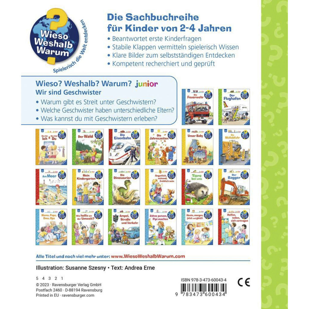 Wieso? Weshalb? Warum? junior Band 29 - Wir sind Geschwister, Lernbuch