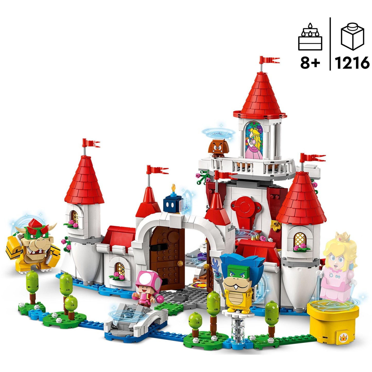 LEGO 71408 Super Mario Princess Peach Palast – Erweiterungsset, Konstruktionsspielzeug