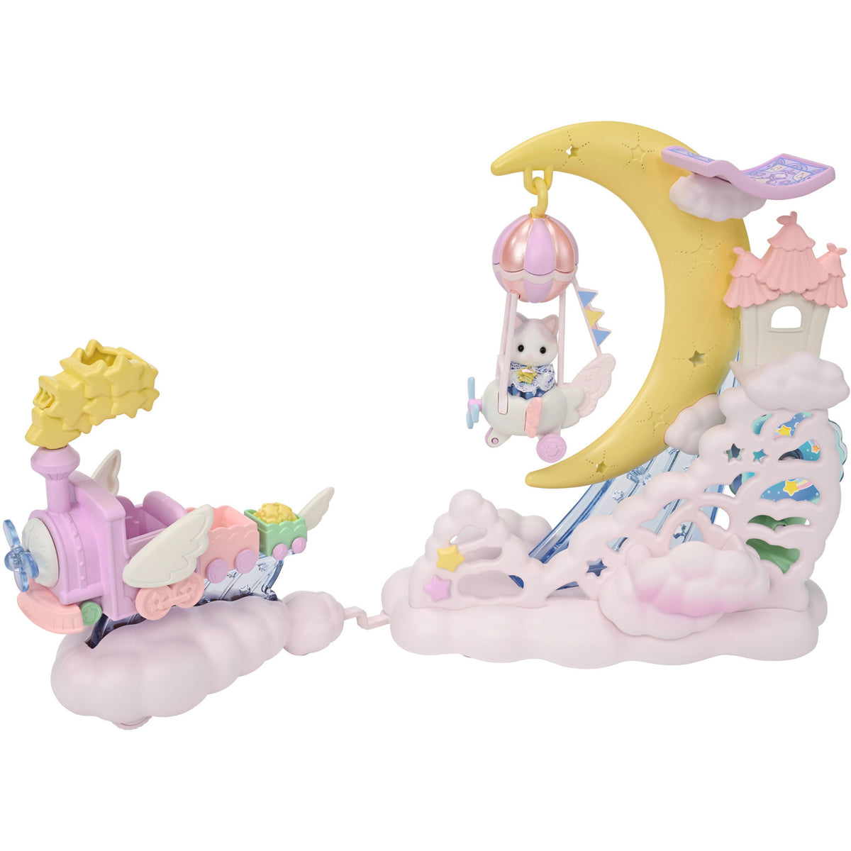 Sylvanian Families - Magisches Luftschiff mit Figur, Konstruktionsspielzeug