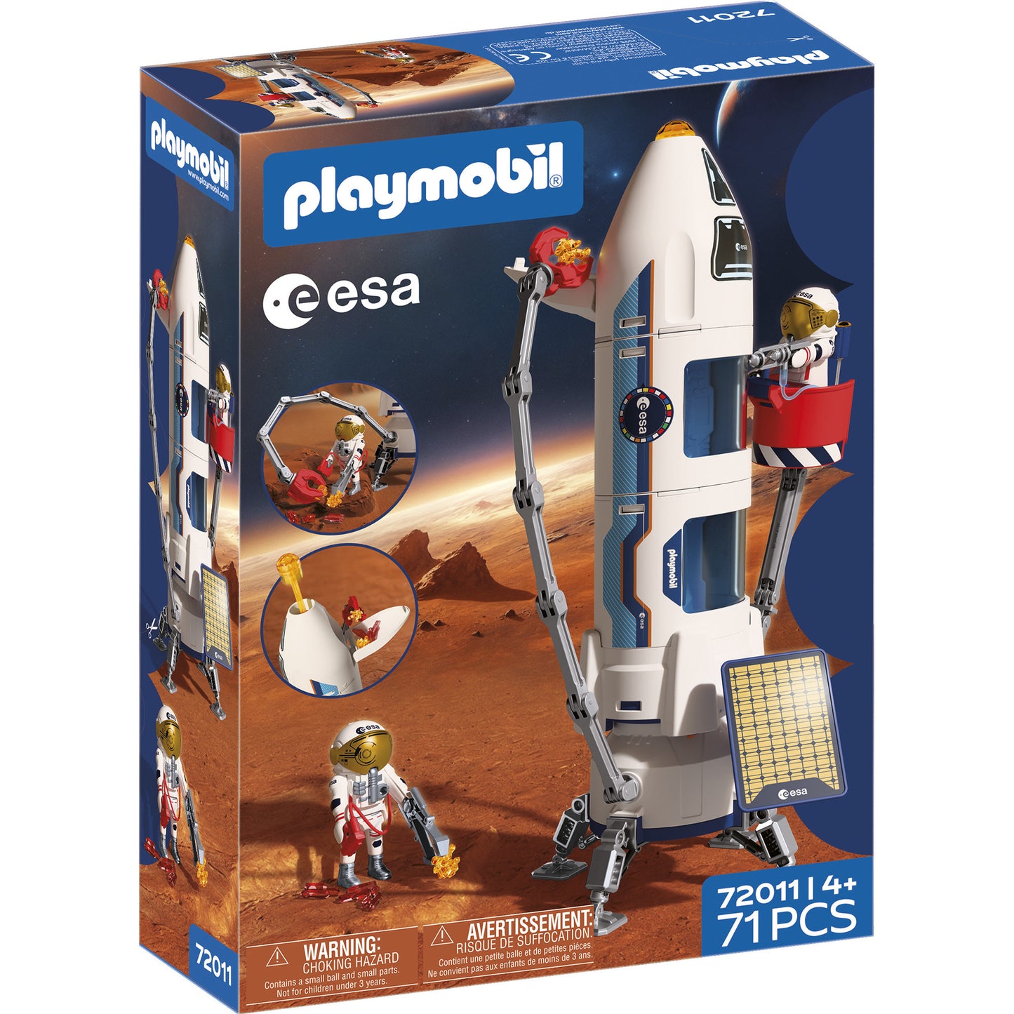72011 ESA: Mars-Forschungsrakete, Konstruktionsspielzeug