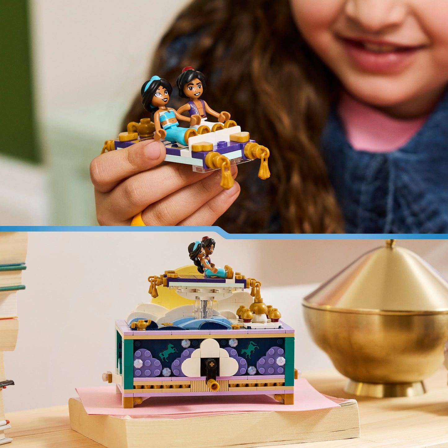 43295 Disney Princess Jasmins Schmuckkästchen, Konstruktionsspielzeug