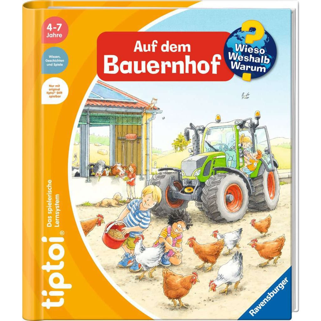 Ravensburger tiptoi Starter-Set: Wieso? Weshalb? Warum? Auf dem Bauernhof (Stift und Bilderbuch)