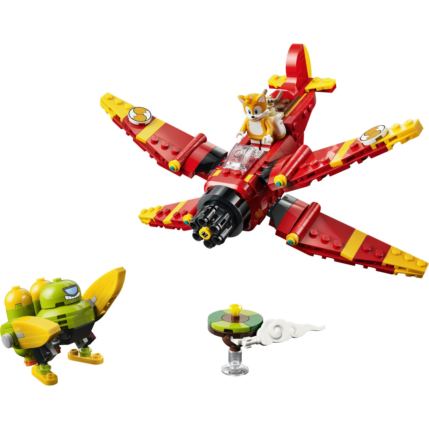 77119 Sonic the Hedgehog Tails' Tornado-1, Konstruktionsspielzeug