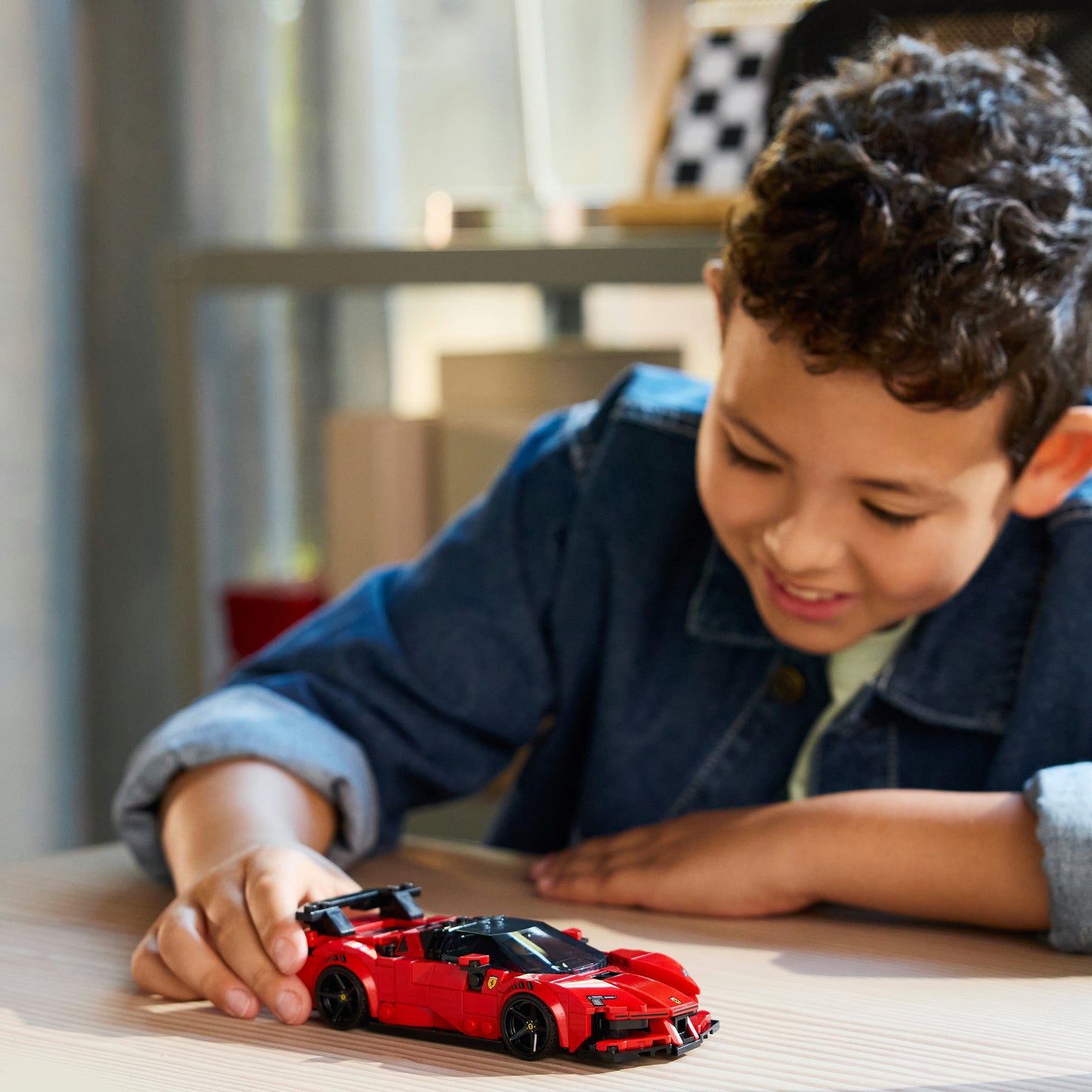 77254 Speed Champions Ferrari SF90 XX Stradale Sportwagen, Konstruktionsspielzeug