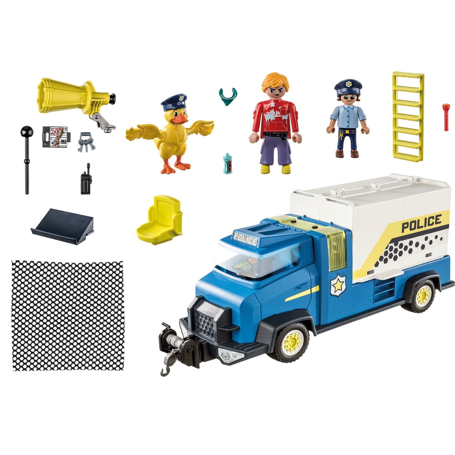 PLAYMOBIL 70912 DUCK ON CALL Polizei Truck, Konstruktionsspielzeug