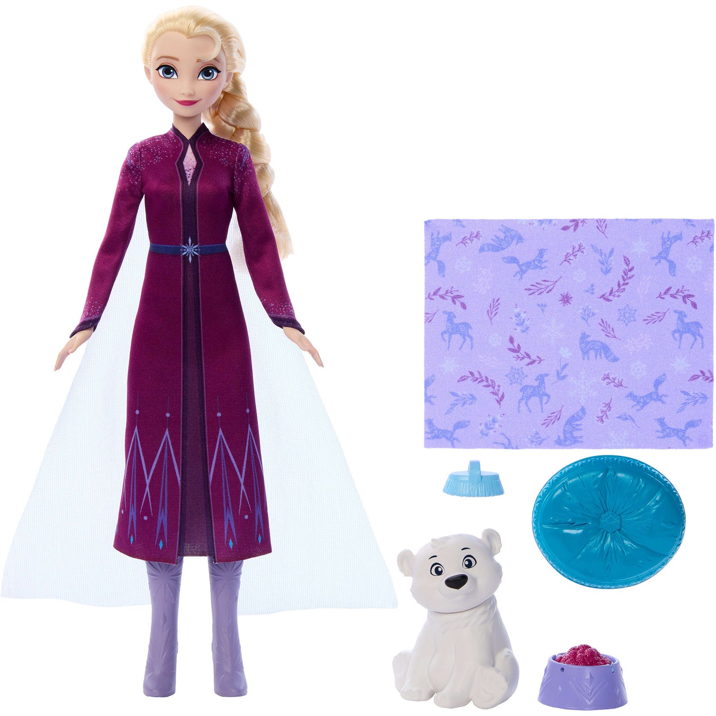 Disney Die Eiskönigin Elsa-Modepuppe und Eisbärenjunges-Figur