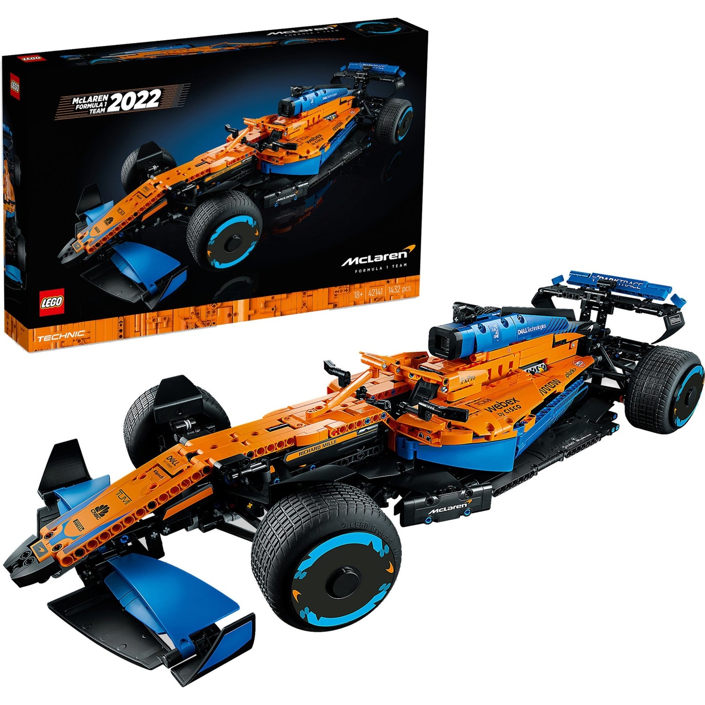 LEGO 42141 Technic McLaren Formel 1 Rennwagen, Konstruktionsspielzeug