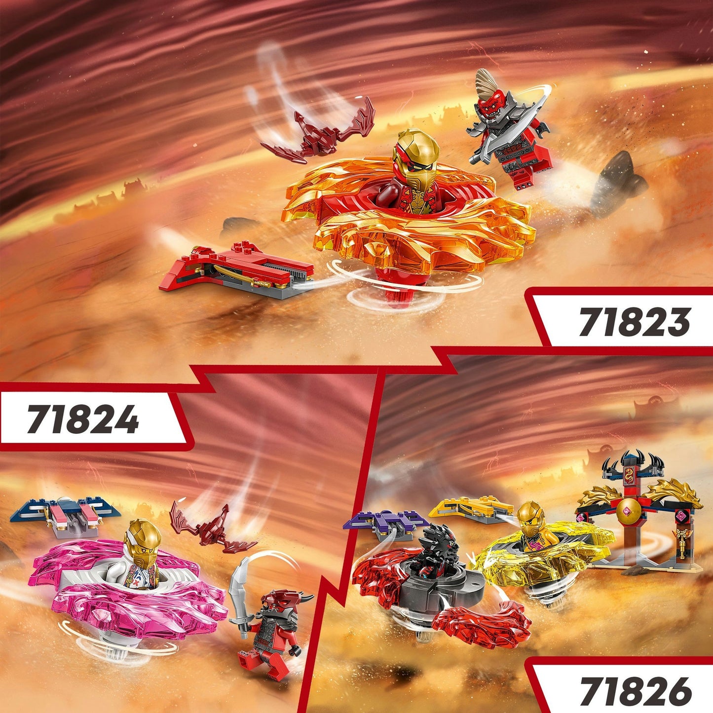 71824 Ninjago Soras Drachen-Spinjizu-Spinner, Konstruktionsspielzeug