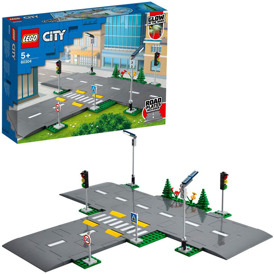 LEGO 60304 City Straßenkreuzung mit Ampeln, Konstruktionsspielzeug