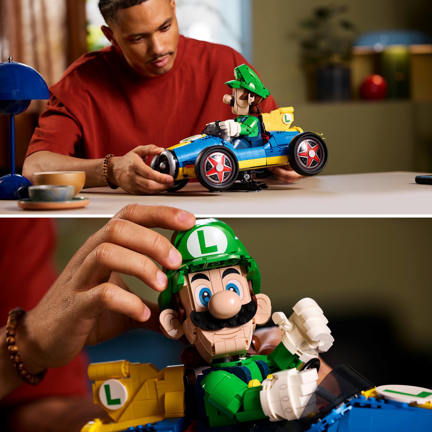 72050 Super Mario Mario Kart: Luigi & Turboflitzer, Konstruktionsspielzeug