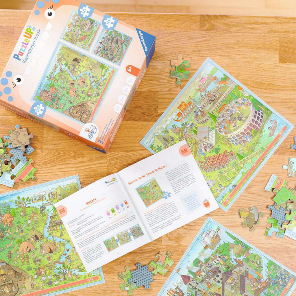 Puzzle UP! Geschichte - Steinzeit, Altes Rom, Mittelalter