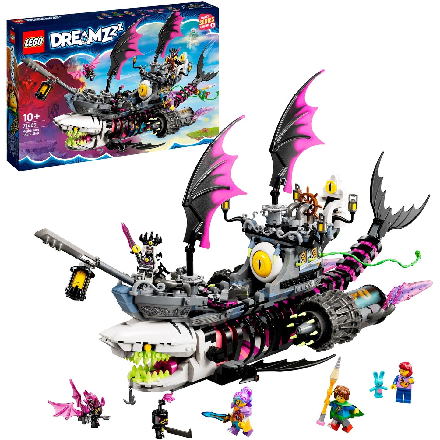 LEGO 71469 DREAMZzz Albtraum-Haischiff, Konstruktionsspielzeug